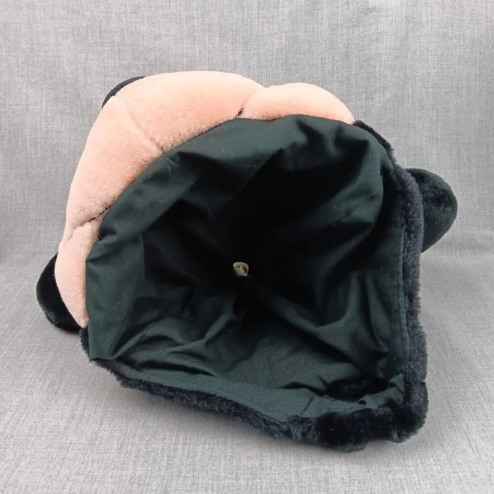 Walt Disney World Mickey Mouse Head Hat Plush Elastic Back Vintage Toddler Size